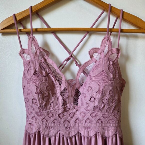 NWT ZENANA BOUTIQUE PINK LACED BRALETTE MINI DRESS SIZE LARGE - Picture 4 of 16